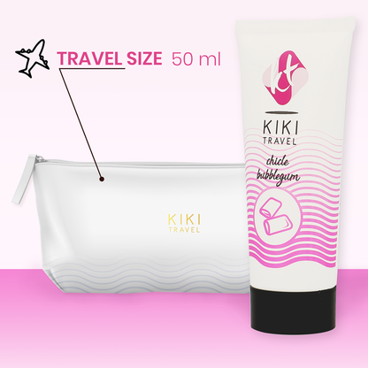 KIKÍ TRAVEL - BUBBLEGUM FLAVOR LUBRICANT 50 ML