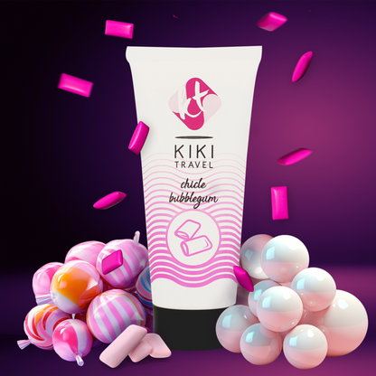 KIKÍ TRAVEL - BUBBLEGUM FLAVOR LUBRICANT 50 ML