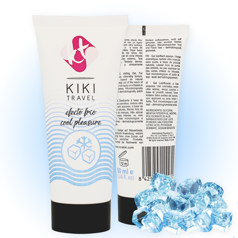 KIKÍ TRAVEL - SLIDING GEL MED INTENSIFIERANDE KALLEFFEKT 50 ML