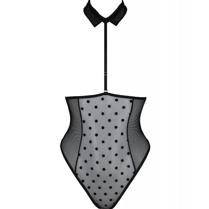 PASSION - TRISHA OPEN BODYSUIT BLACK L/XL