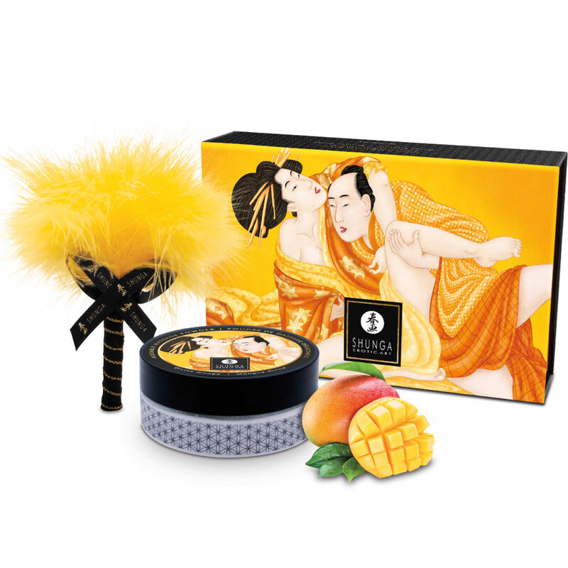 SHUNGA - KIT PÓS DE MASSAGEM COMESTÍVEIS MANGA