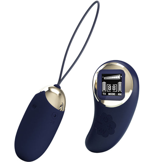 PRETTY LOVE - MINA EGG VIBRATOR REMOTE CONTROL BLUE