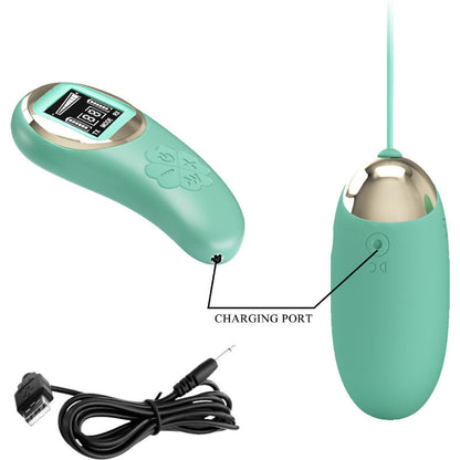 PRETTY LOVE - MINA EGG VIBRATOR REMOTE CONTROL GREEN