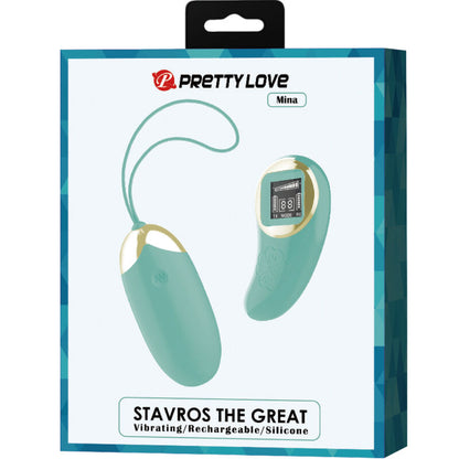 PRETTY LOVE - MINA EGG VIBRATOR REMOTE CONTROL GREEN