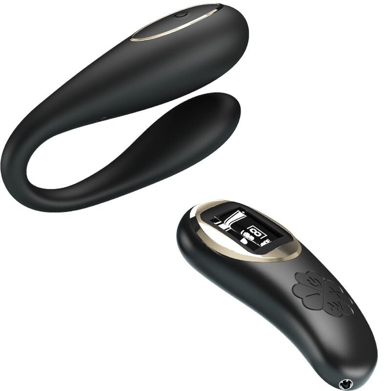 PRETTY LOVE - NATHAN DOUBLE PLEASURE VIBRATOR WITH REMOTE CONTROL