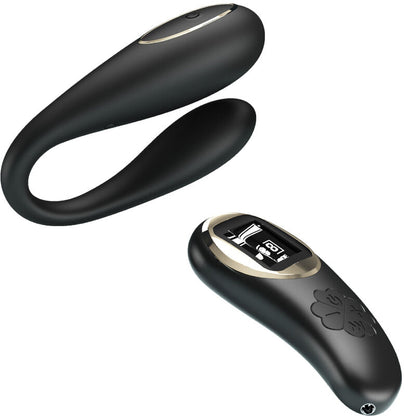 PRETTY LOVE - NATHAN DOUBLE PLEASURE VIBRATOR WITH REMOTE CONTROL