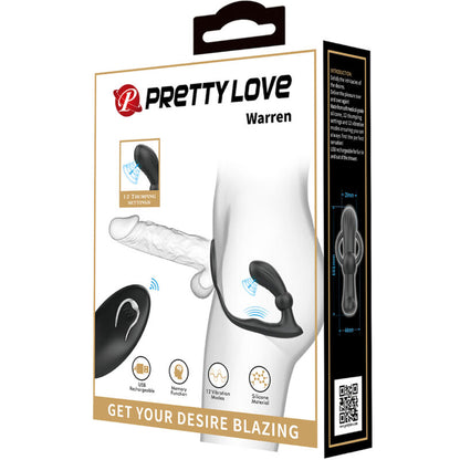 Pretty Love - Warren Ring &amp; Black Anal Vibrador