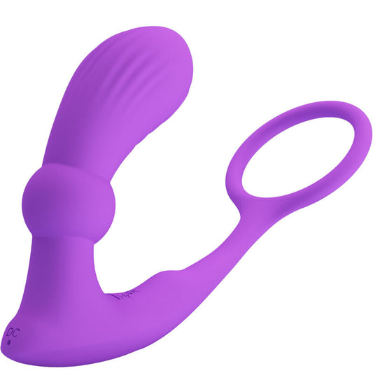 Pretty Love - Warren Ring &amp; Vibrador Anal Violet