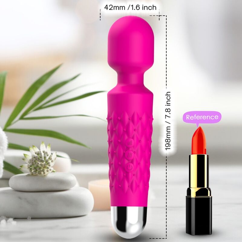 ARMONY - POSTMAN MASSAGER & VIBRATOR FLEXIBLE HEAD FUCHSIA