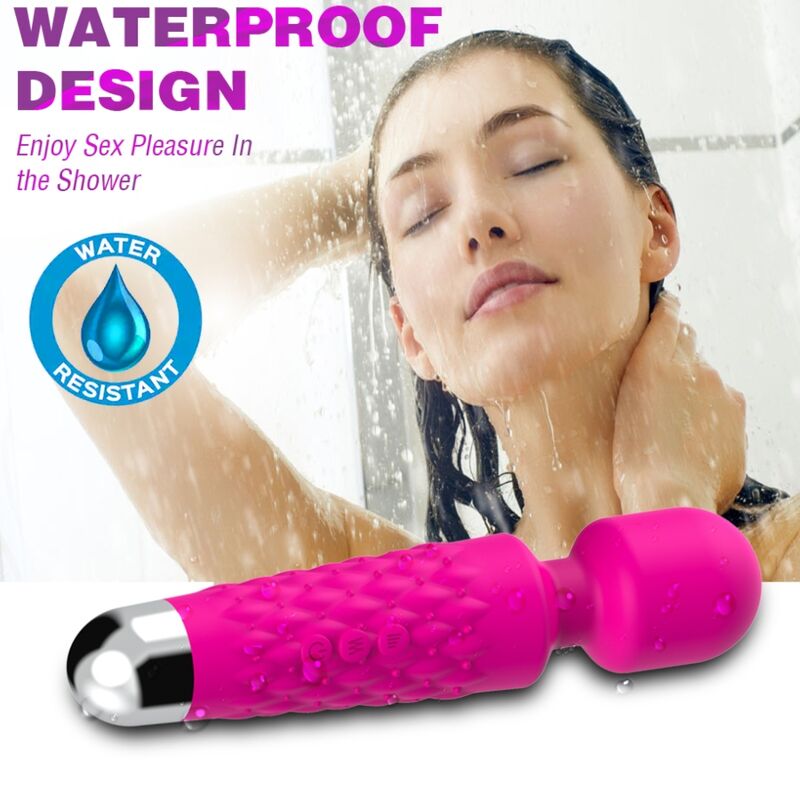ARMONY - POSTMAN MASSAGER & VIBRATOR FLEXIBLE HEAD FUCHSIA