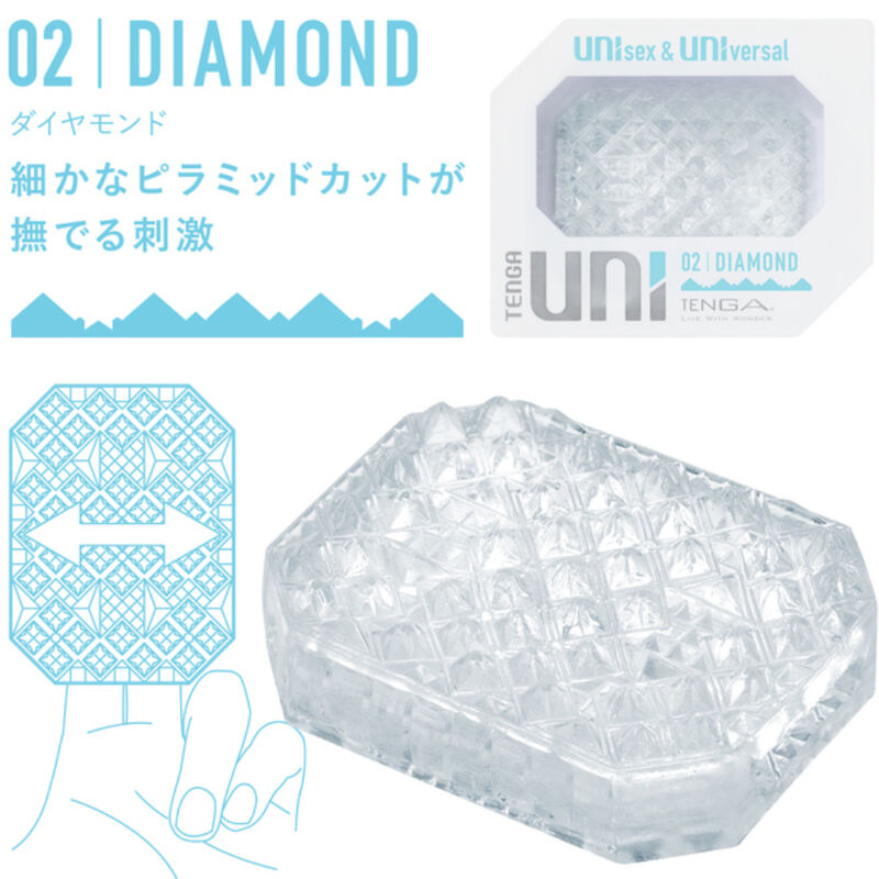 TENGA - UNI DIAMOND MASTURBATOR FÅRHÅLL