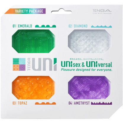 TENGA - UNI VARIETY MASTURBATOR FINGERPACK 4 ENHETER