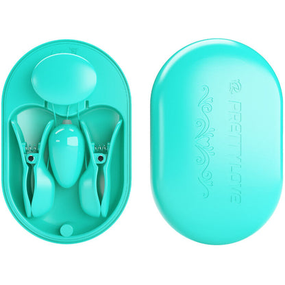 PRETTY LOVE - SURPRISE BOX PINZAS ELECTRO ESTIMULACIÓN AZUL