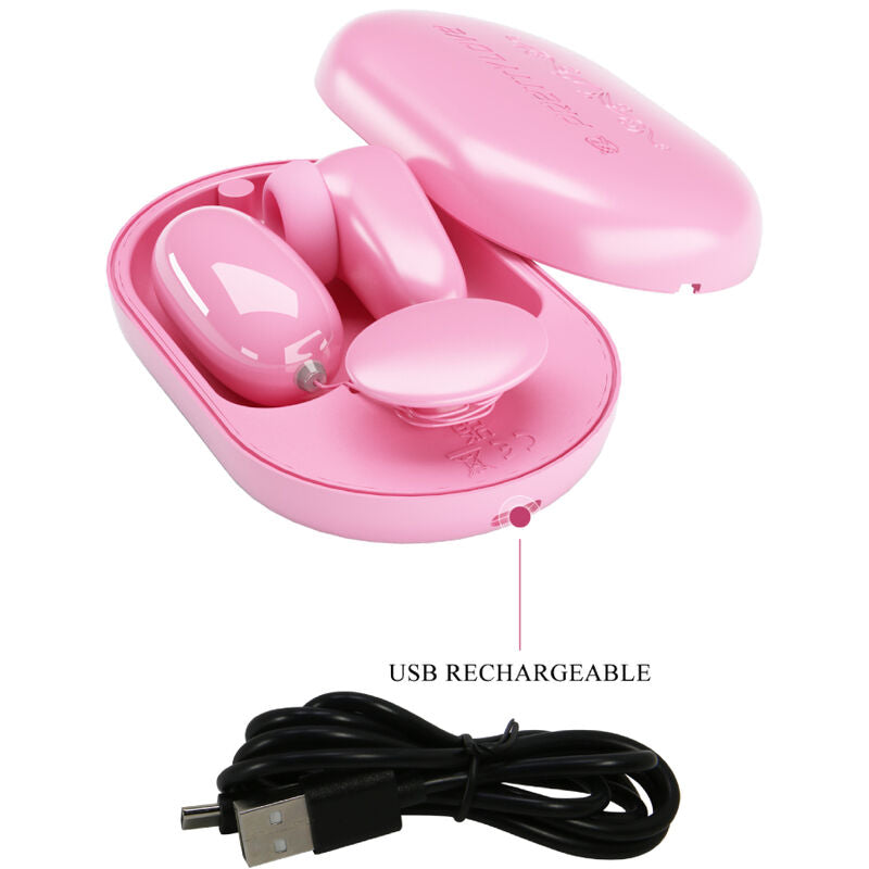 PRETTY LOVE - MAGIC BOX VIBRATING BULLET & STIMULATOR PINK