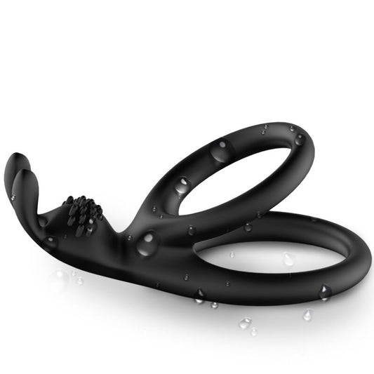 ARMONY - TENSY ANEL DUPLO RABBIT PRETO
