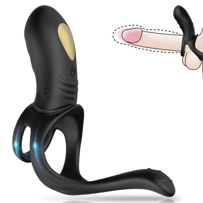 ARMONY - JOY JUMPER ANELL VIBRADOR PARELLES &amp; PLUG ANAL CONTROL REMOT NEGRE