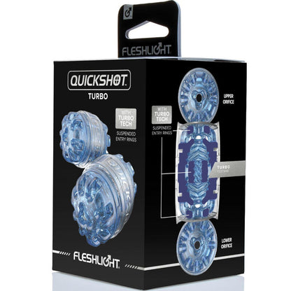 FLESHLIGHT - QUICKSHOT TURBO BLUE ICE MASTURBATOR