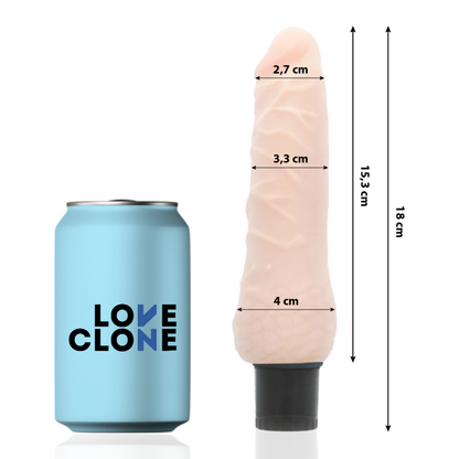LOVECLONE - SVEN REALISTIC VIBRATOR SELF LUBRICATION 18.5 CM -O- 3.3 CM