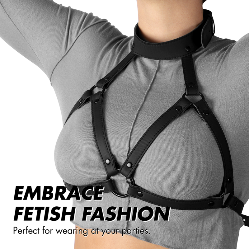 FETISH SUBMISSIVE BONDAGE - ARNÊS AJUSTÁVEL PEITO