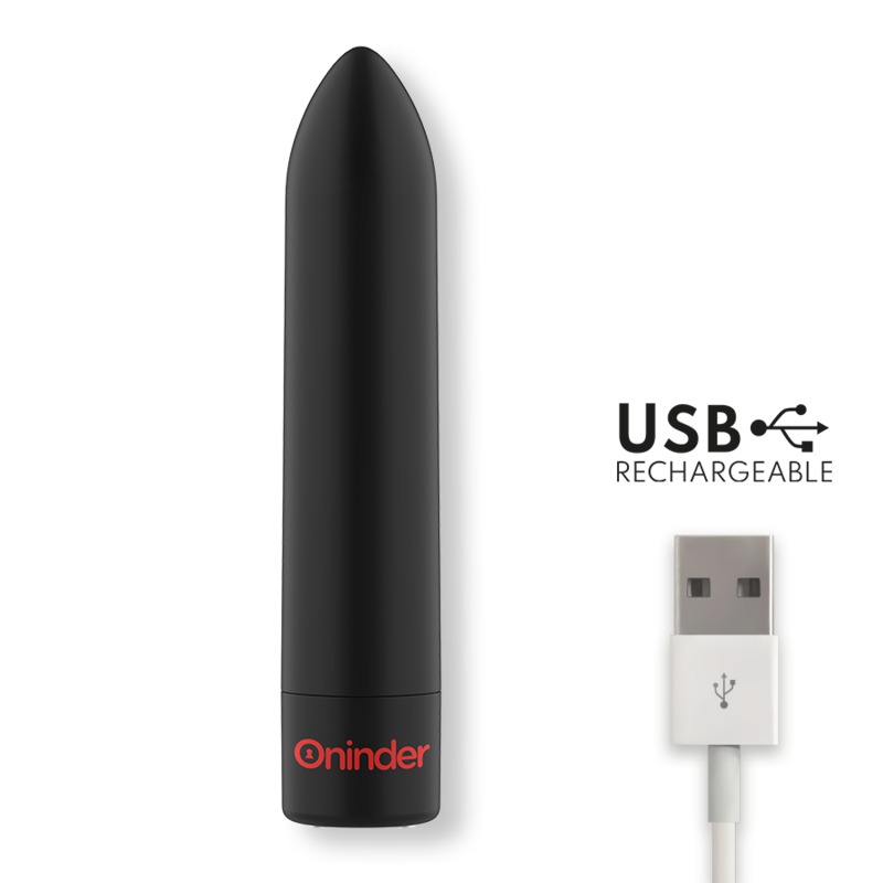 ONINDER - BERLIN VIBRATING BULLET BLACK - FREE APP