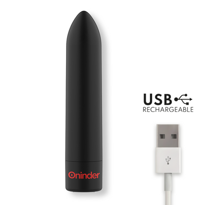 ONINDER - BERLIN VIBRATING BULLET BLACK - FREE APP