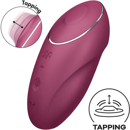 SATISFYER - TAP & CLIMAX 1 VIBRADOR LAY-ON