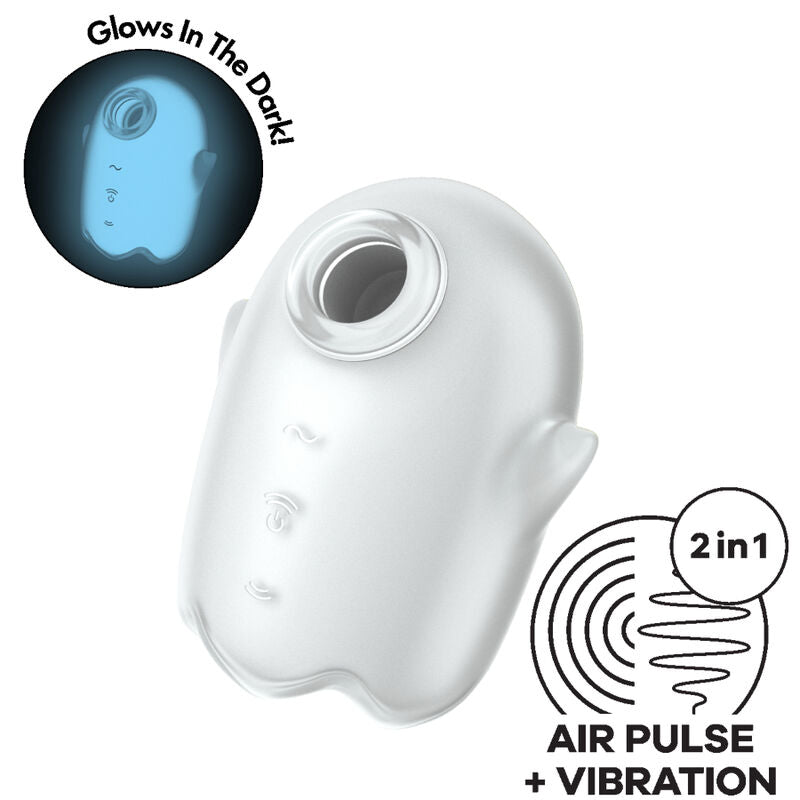 SATISFYER - GLOWING GHOST AIR PULSE & VIBRADOR