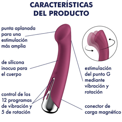 SATISFYER - SPINNING G-SPORT 1 VIBRADOR ROTADOR