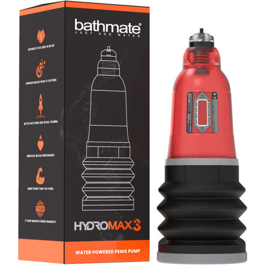 Bathmate - Hydromax 3 vermell