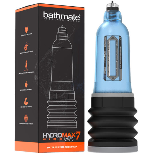 BATHMATE - HYDROMAX 7 WIDE BOY X30 BLAU