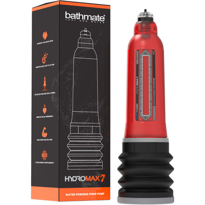 BATHMATE - HYDROMAX 7 BOMBA AUGMENT PENIS VERMELL