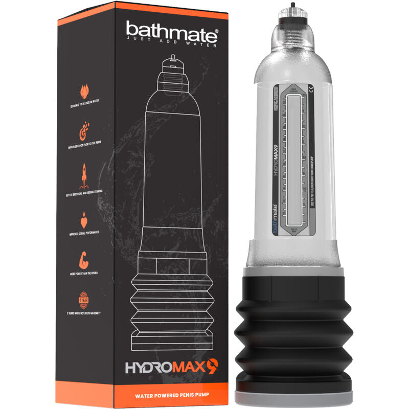 BATHMATE - ПРОЗОРИЙ НАСОС ДЛЯ ЗБІЛЬШЕННЯ ПЕНІСА HYDROMAX 9