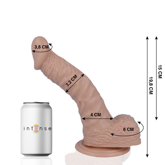 MR INTENSE - 18 PENE REALÍSTICO 19.8 CM -O- 3.2 CM