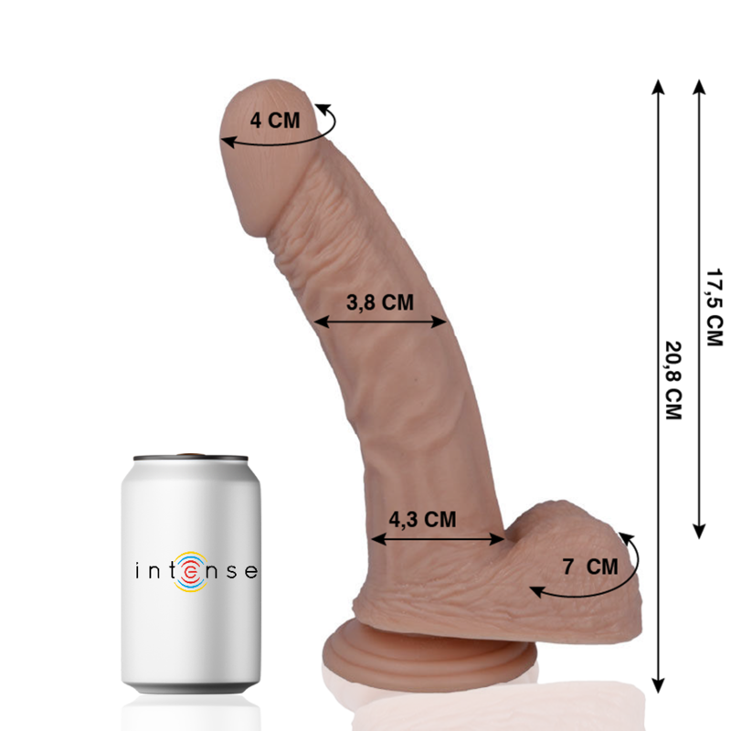 MR INTENSE - 23 REALISTIC PENIS 20.8 CM -OR- 3.8 CM