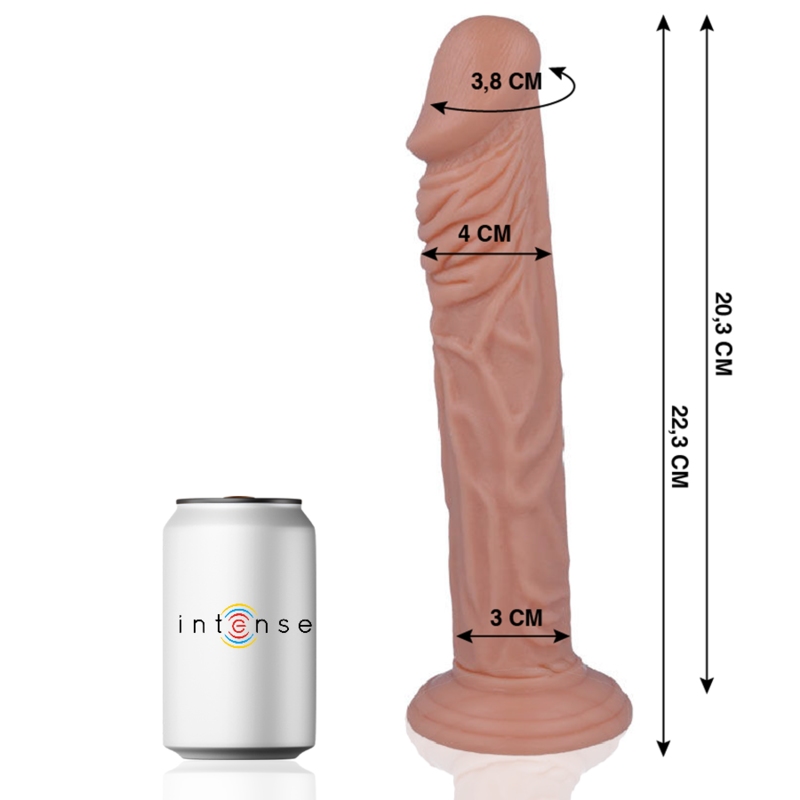 MR INTENSE - 27 REALISTIC PENIS 22.3 CM -OR- 4 CM
