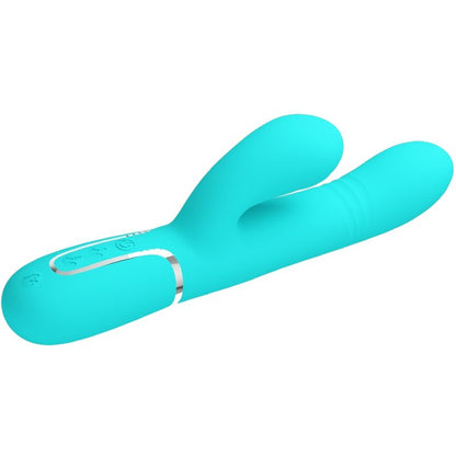 PRETTY LOVE - MULTIFUNCTION G-SPOT VIBRATOR, AQUA GREEN