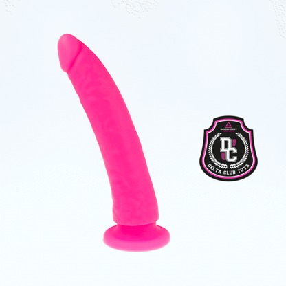 DELTA CLUB - DILDO REALISTA ROSA SILICONE MÉDICO 20 CM -O- 4 CM