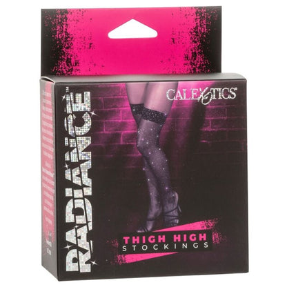 CALEXOTICS - RADIANCE THIGH-HIGH STOCKINGS WITH RHINESTONES