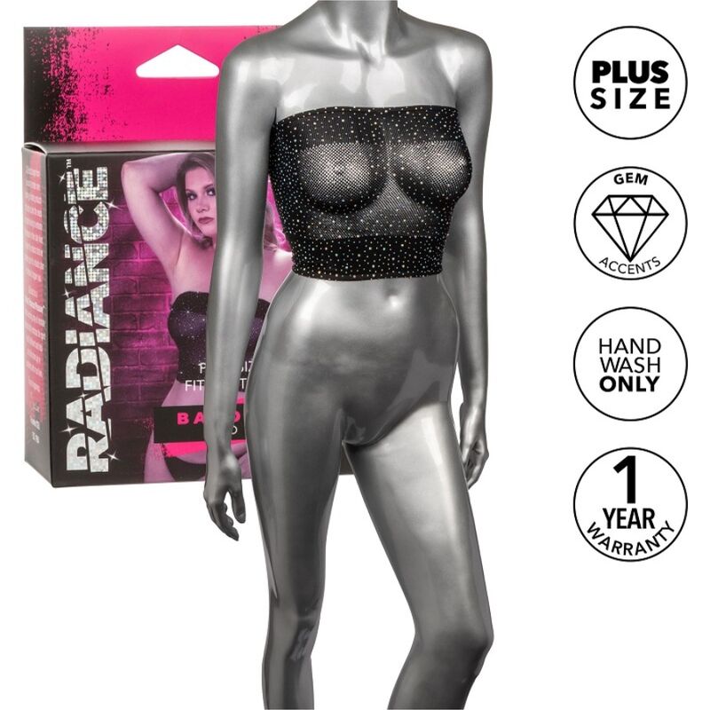 CALEXOTICS - RADIANCE TOP BANDEAU PEDRARIA TAMANHO GRANDE
