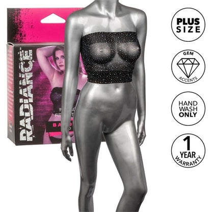 CALEXOTICS - RADIANCE TOP BANDEAU PEDRARIA TAMANHO GRANDE
