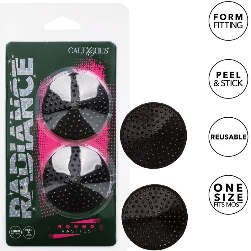 CALEXOTICS - RADIANCE NIPPLE JEWELS ROUND SHAPE