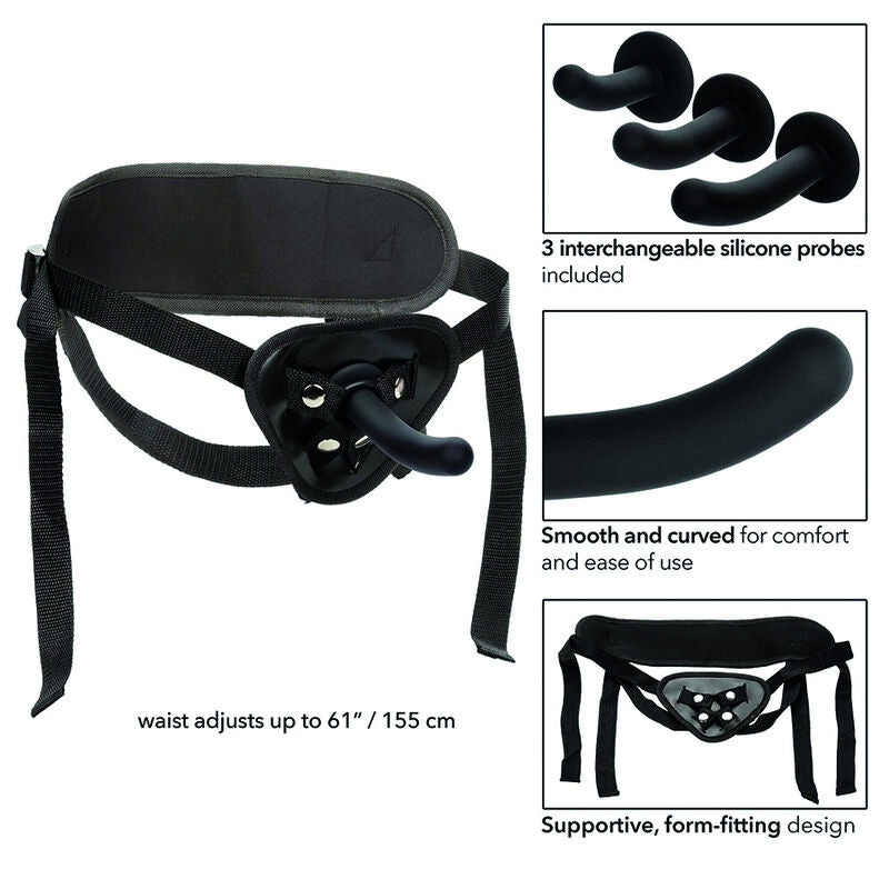 CALEXOTICS - BOUNDLESS KIT CURVED SILICONE HARNESS