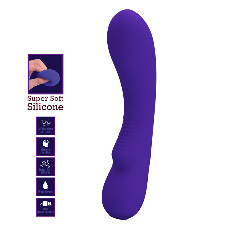 PRETTY LOVE - PRESCOTT RECHARGEABLE VIBRATOR, LILAC