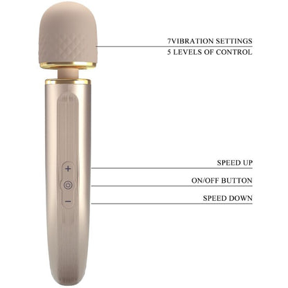 PRETTY LOVE - 7 VIBRATION MODES CHAMPAGNE MASSAGER