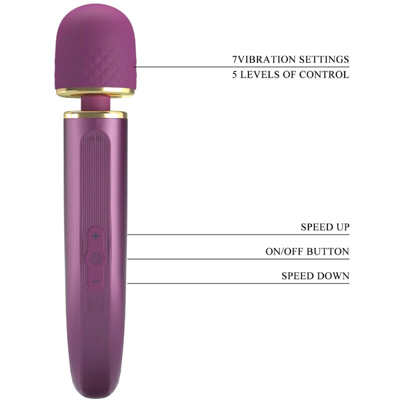 PRETTY LOVE - 7 VIBRATION MODES MASSAGER, LILAC