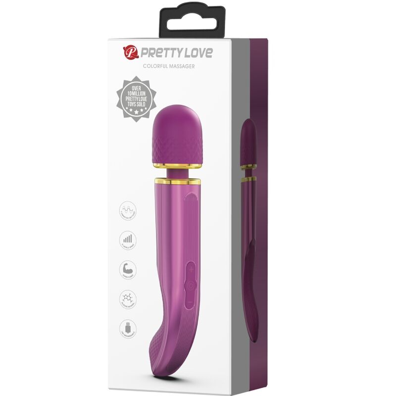 PRETTY LOVE - 7 VIBRATION MODES MASSAGER, LILAC