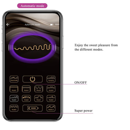 PRETTY LOVE - JAYLEEN VIBRATOR APP REMOTE CONTROL LILAC