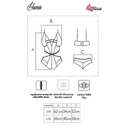 LIVCO CORSETTI FASHION - HAWAIN LC 90665 BODY