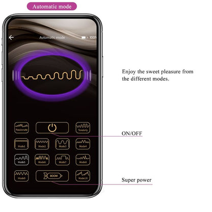 PRETTY LOVE - CATALINA VIBRATOR APP REMOTE CONTROL LILAC