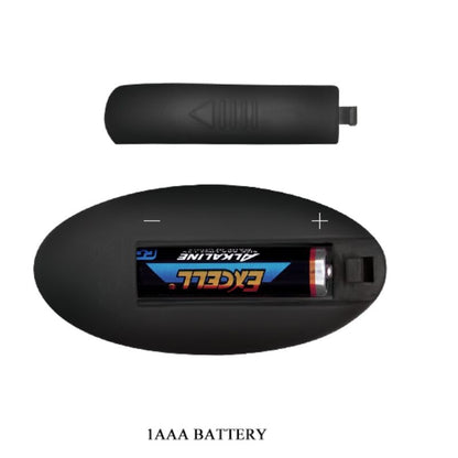 MR PLAY - POWERFUL VIBRATOR WITH REMOTE CONTROL, ANAL PLUG, BLACK